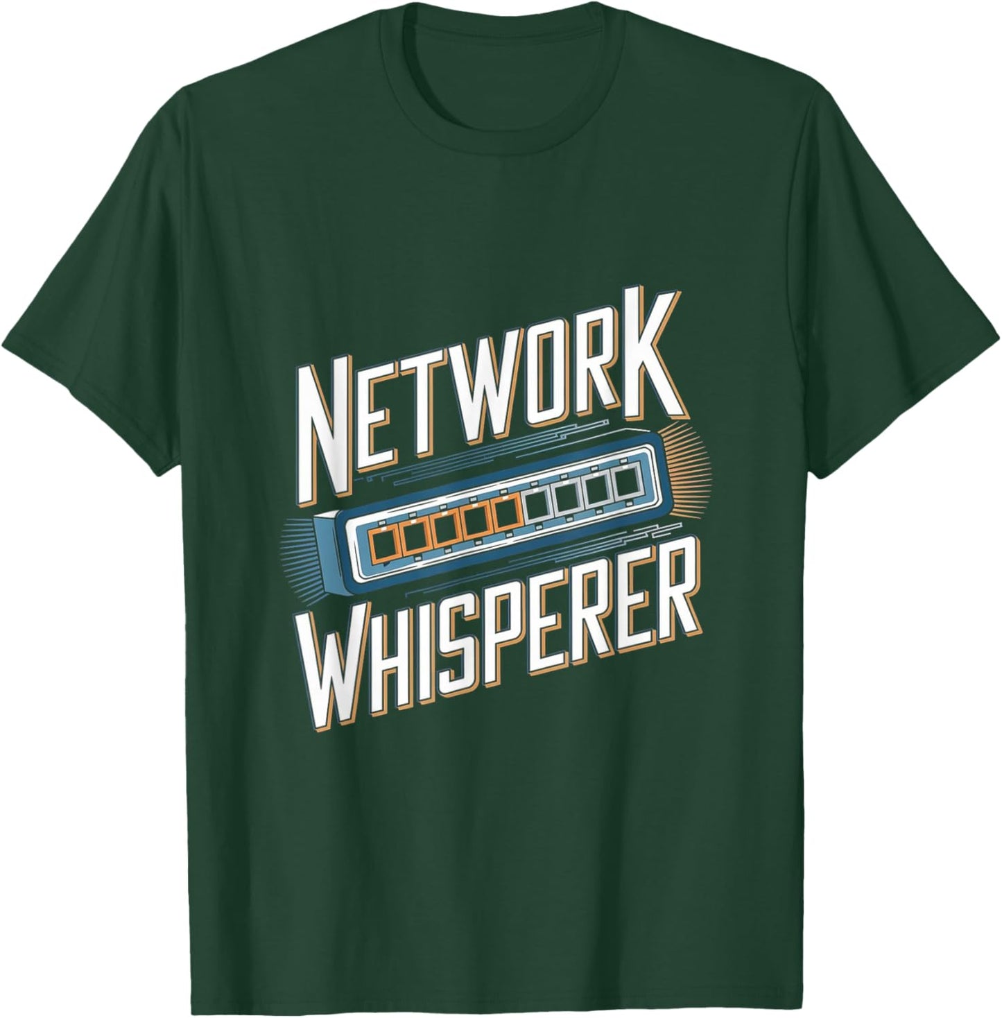 Network Engineer Network Whisperer IT Engineering T-Shirt - T-Shirt | Forest