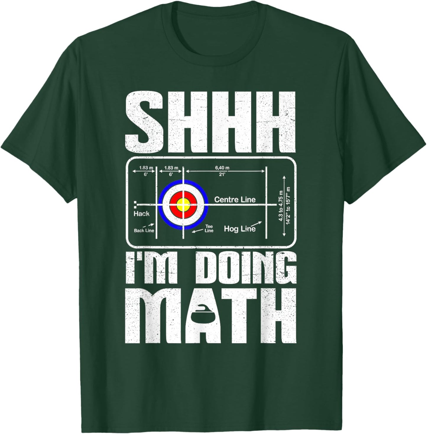 Curling Funny Curling sport T-Shirt - T-Shirt | Forest