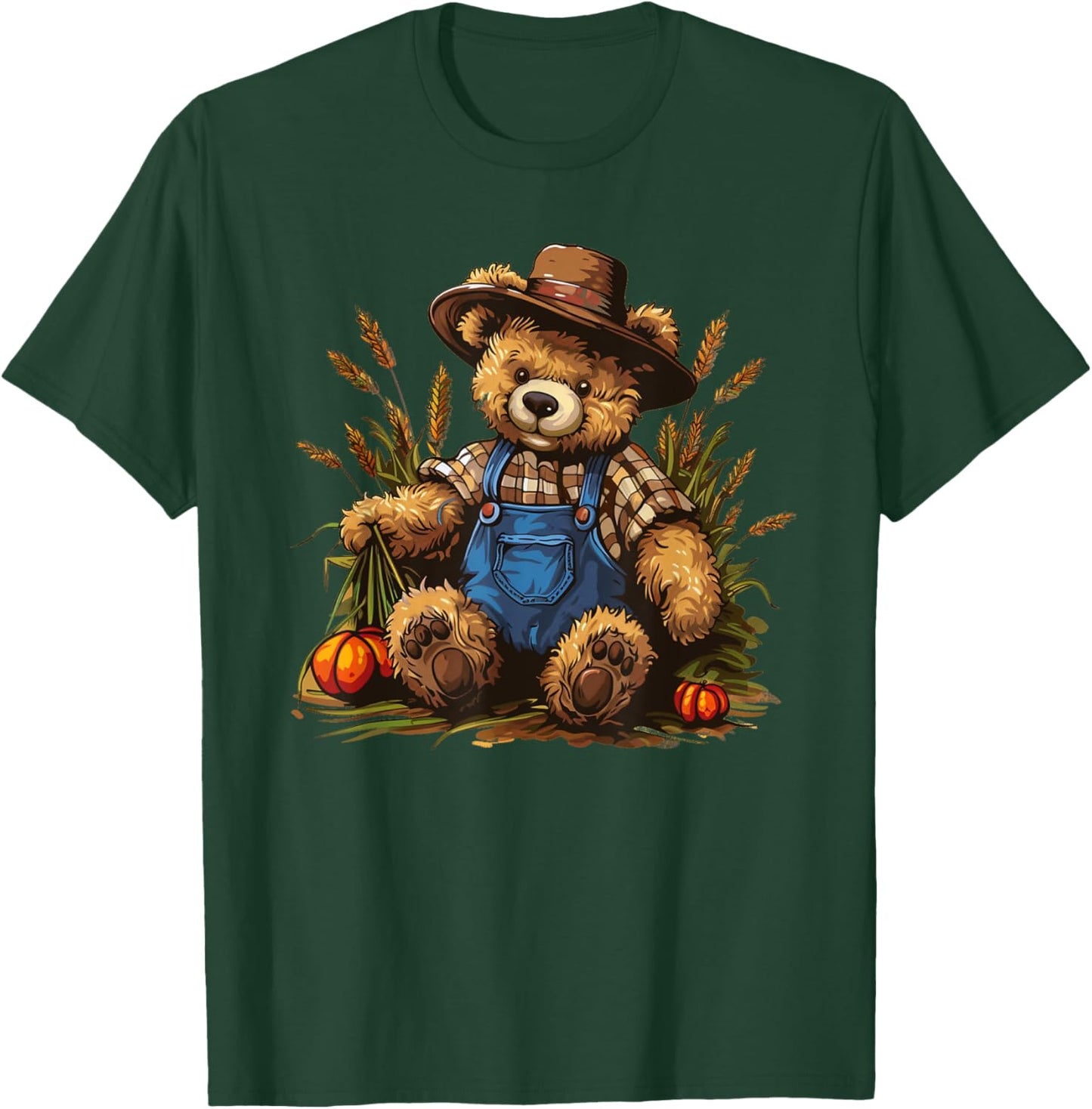 Pumpkin Harvest Time with this funny Teddy Bear Costume T-Shirt - T-Shirt | Forest