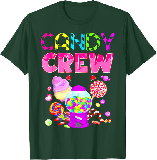 Candy Crew Candy Costume Women Candy Land Kids Sweetie T-Shirt - T-Shirt | Forest