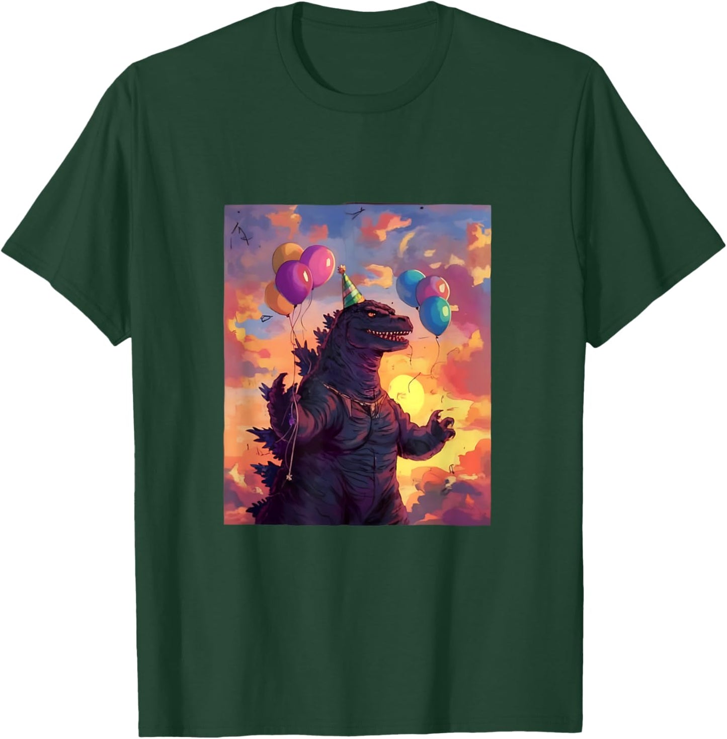 Kaiju Birthday Party Japan Monster Movie Bday Japanese T-Shirt - T-Shirt | Forest