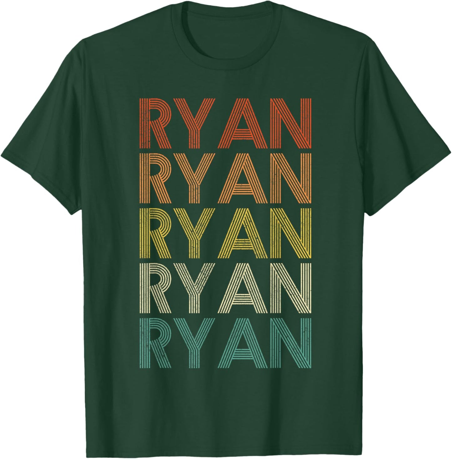 Ryan Vintage Retro T-Shirt - T-Shirt | Forest