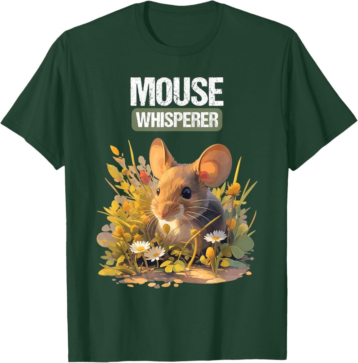 Mouse Whisperer. Mice Mouse T-Shirt - T-Shirt | Forest