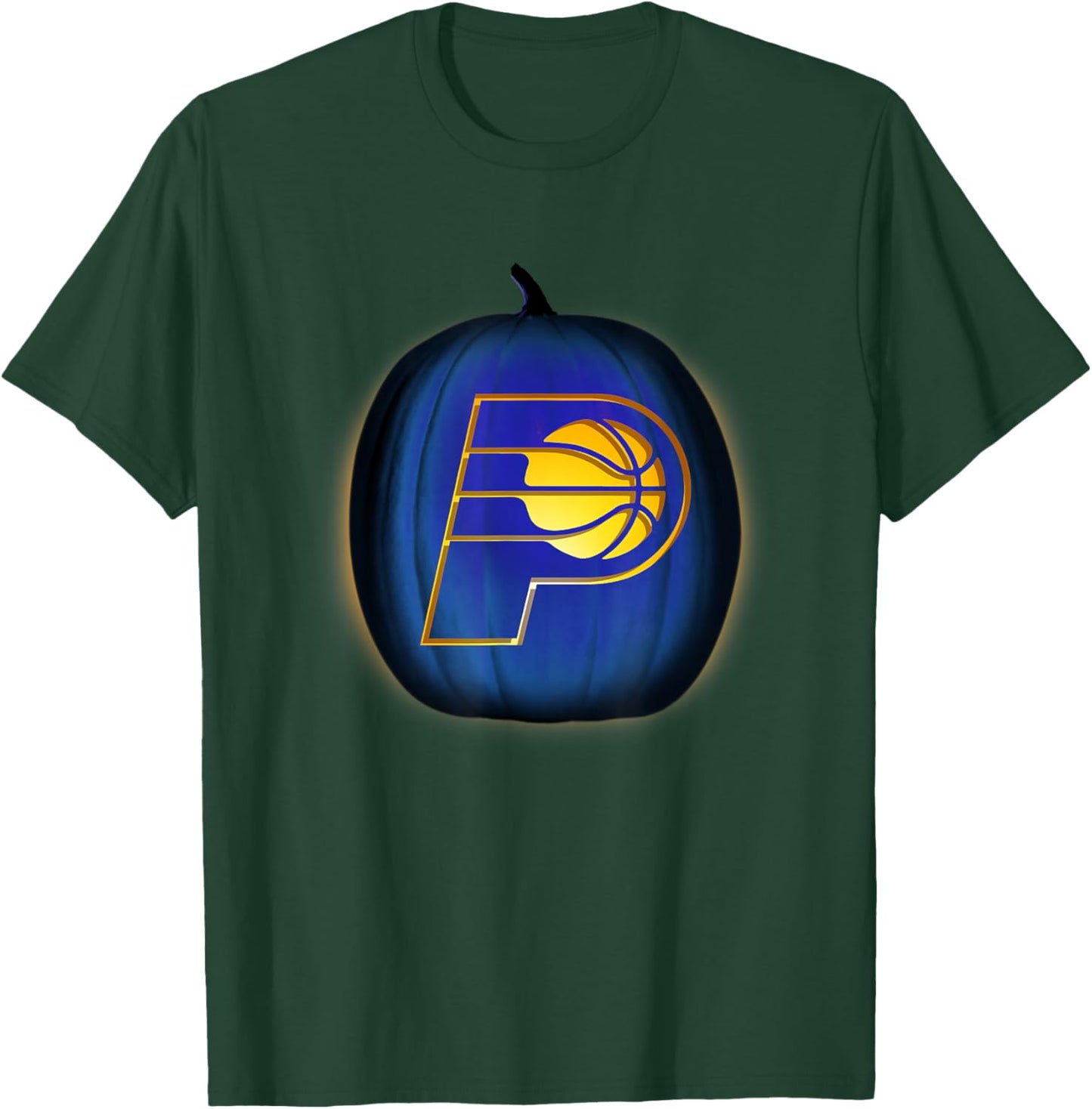 NBA Indiana Pacers Halloween Glow Pumpkin T-Shirt - T-Shirt | Forest