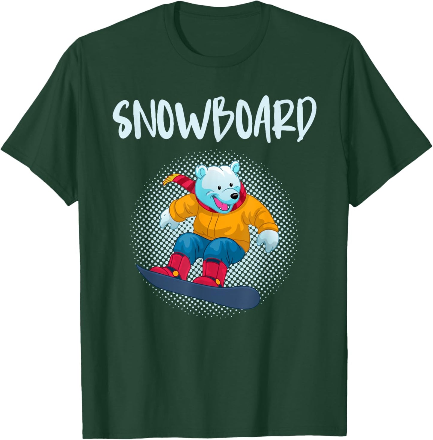 Snowboarding Kids SNOWBOARD Snowboarder Toddlers T-Shirt - T-Shirt | Forest