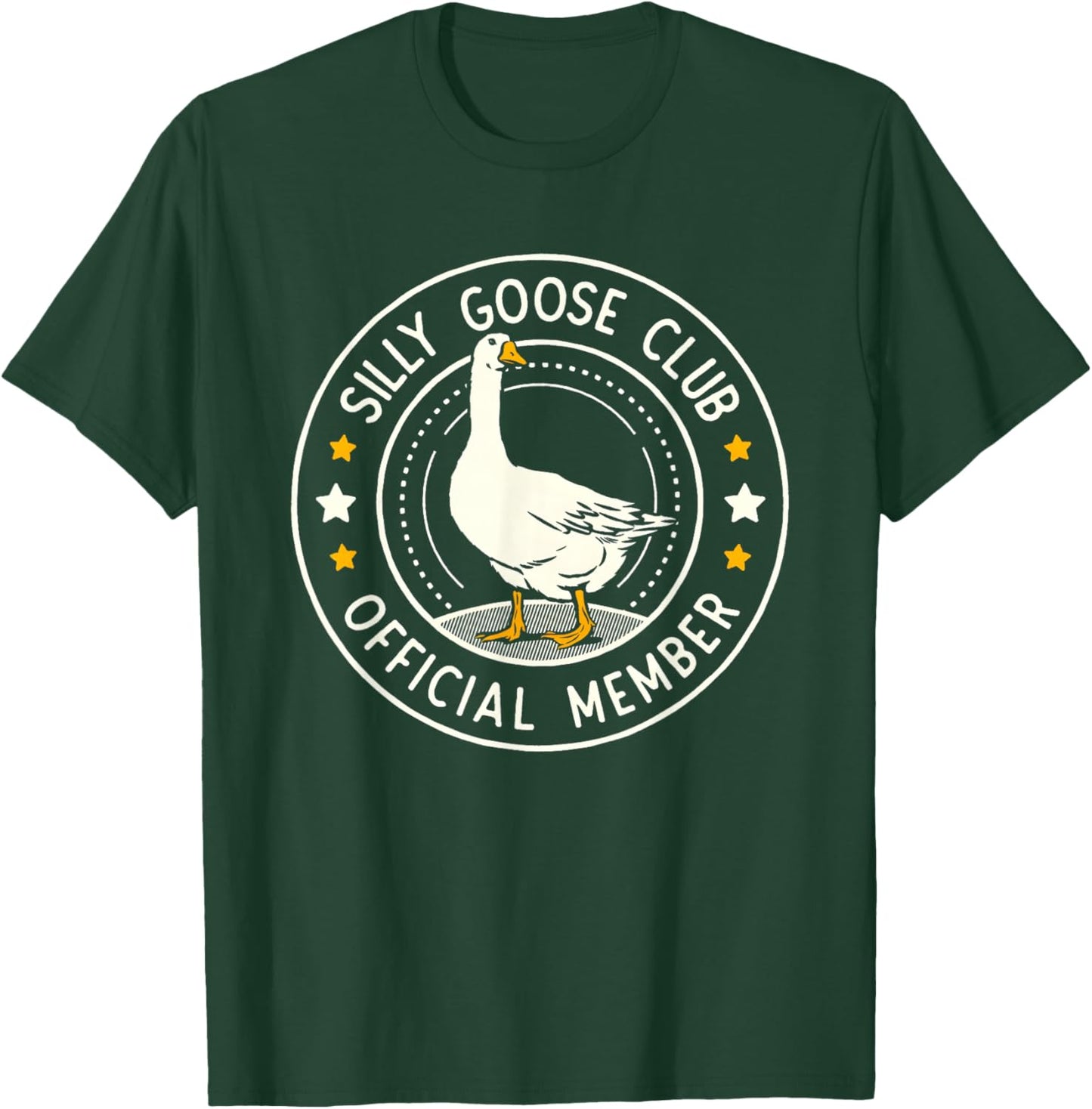 Duck Silly Goose Club Member T-Shirt - T-Shirt | Forest
