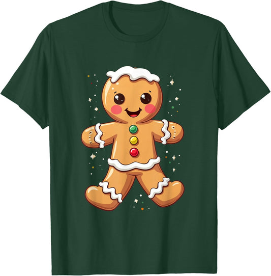 Gingerbread Holiday T-Shirt - T-Shirt | Forest