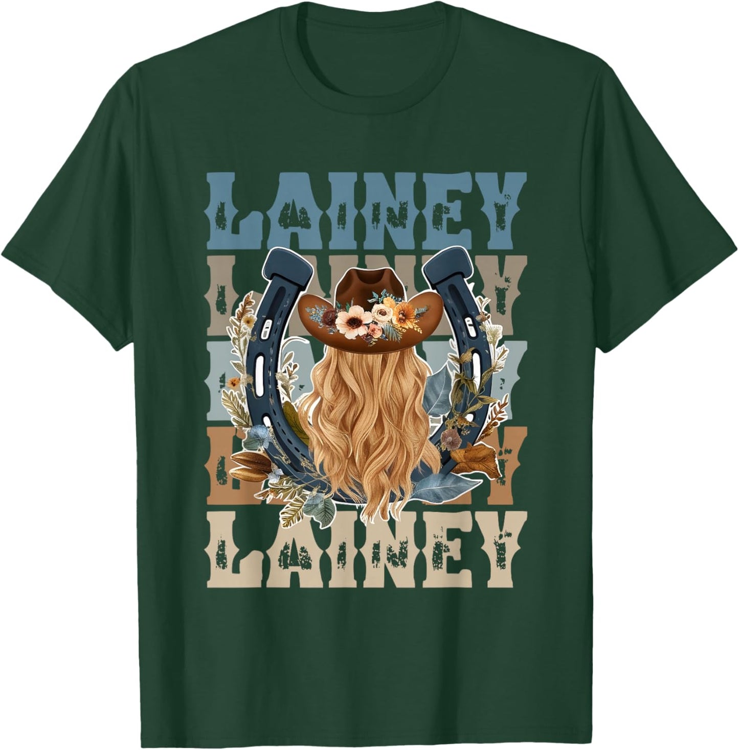 Vintage Cute Lainey Name Personalized Retro Classic T-Shirt - T-Shirt | Forest