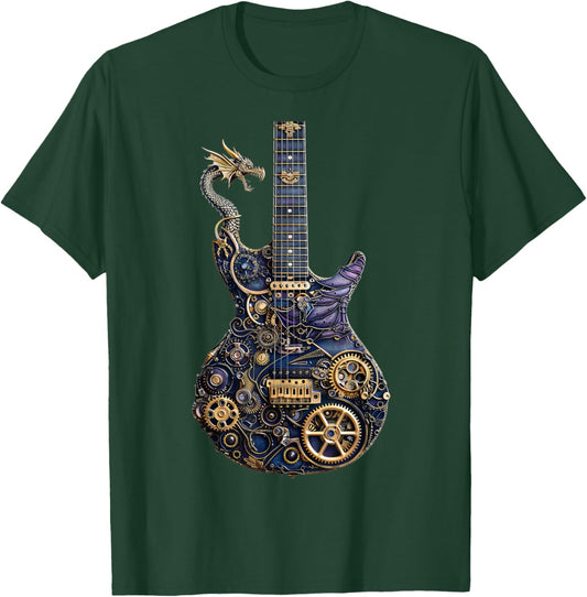 Guitar Guitars Player Guitarist T-Shirt - T-Shirt | Forest