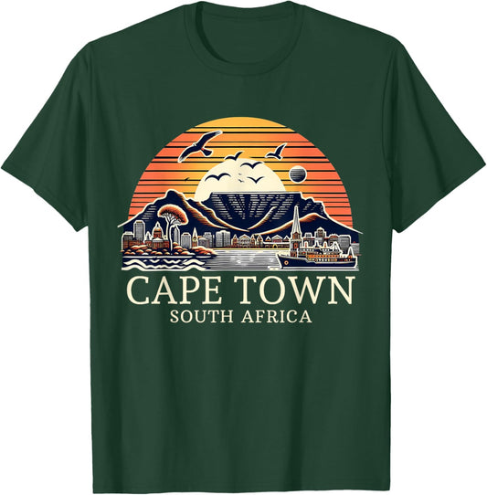 Cape Town South Africa City Souvenir Capital Memorabilia T-Shirt - T-Shirt | Forest