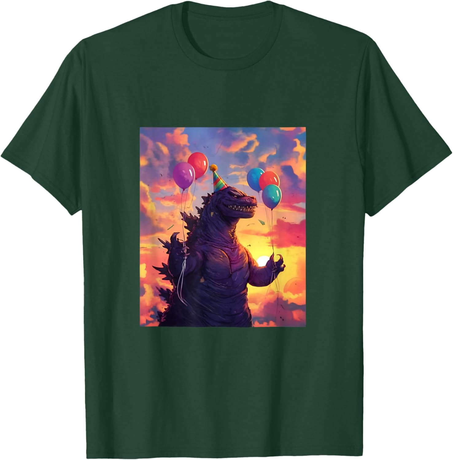 Kaiju Birthday Party Japan Monster Movie Bday Japanese T-Shirt - T-Shirt | Forest