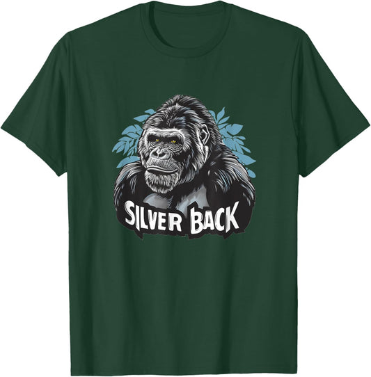 Cool Silverback Monkey Costume for Gorilla Lovers T-Shirt - T-Shirt | Forest