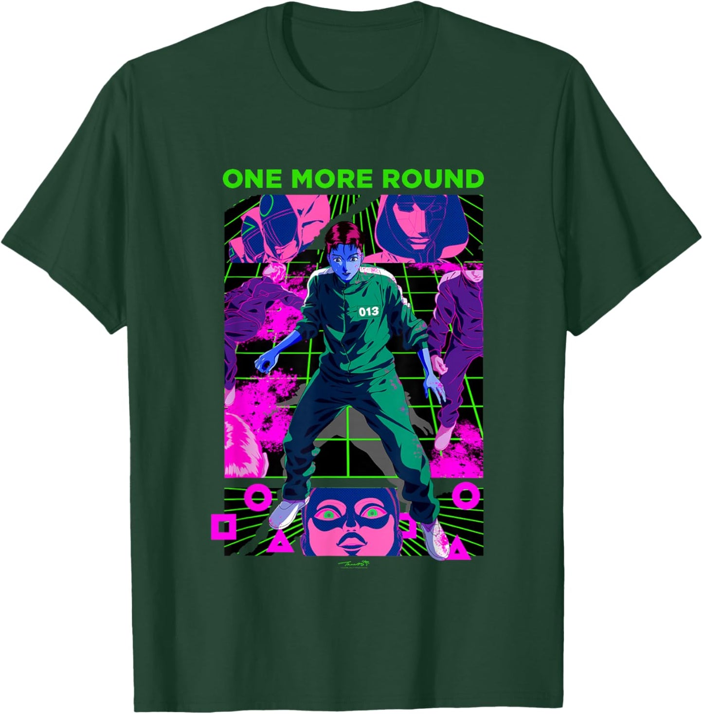 Squid Game 2 One More Round Player 013 Retro Manhwa Panels T-Shirt - T-Shirt | Forest