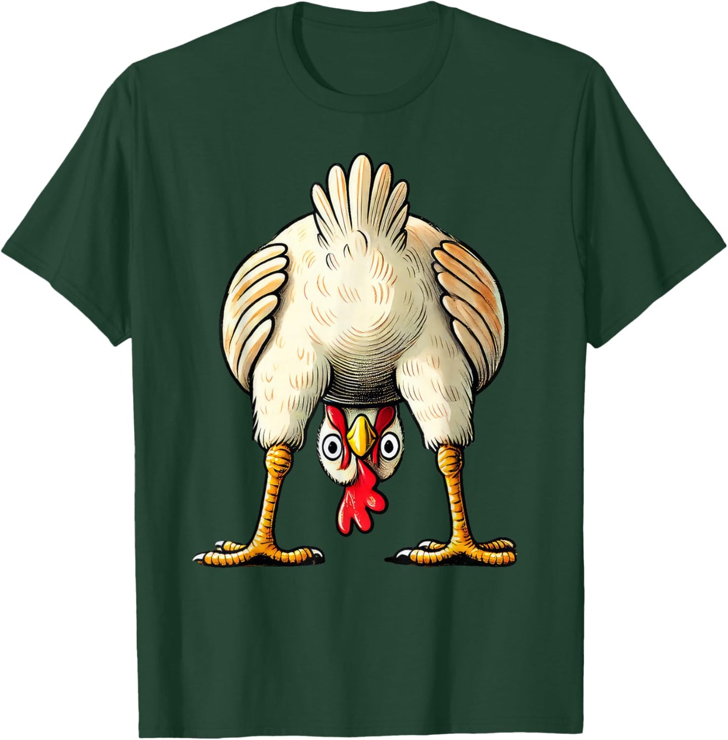 Funny Chicken Owner Hen Decoration Costume Outfit Funny T-Shirt - T-Shirt | Forest