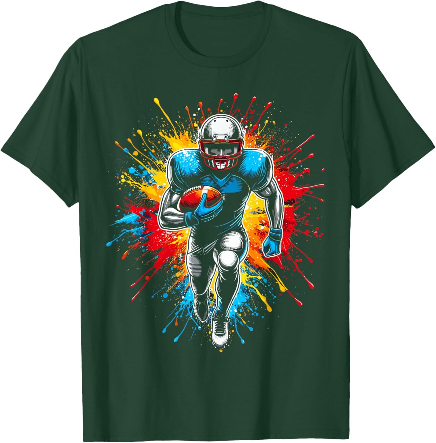 American Football Player T-Shirt - T-Shirt | Forest