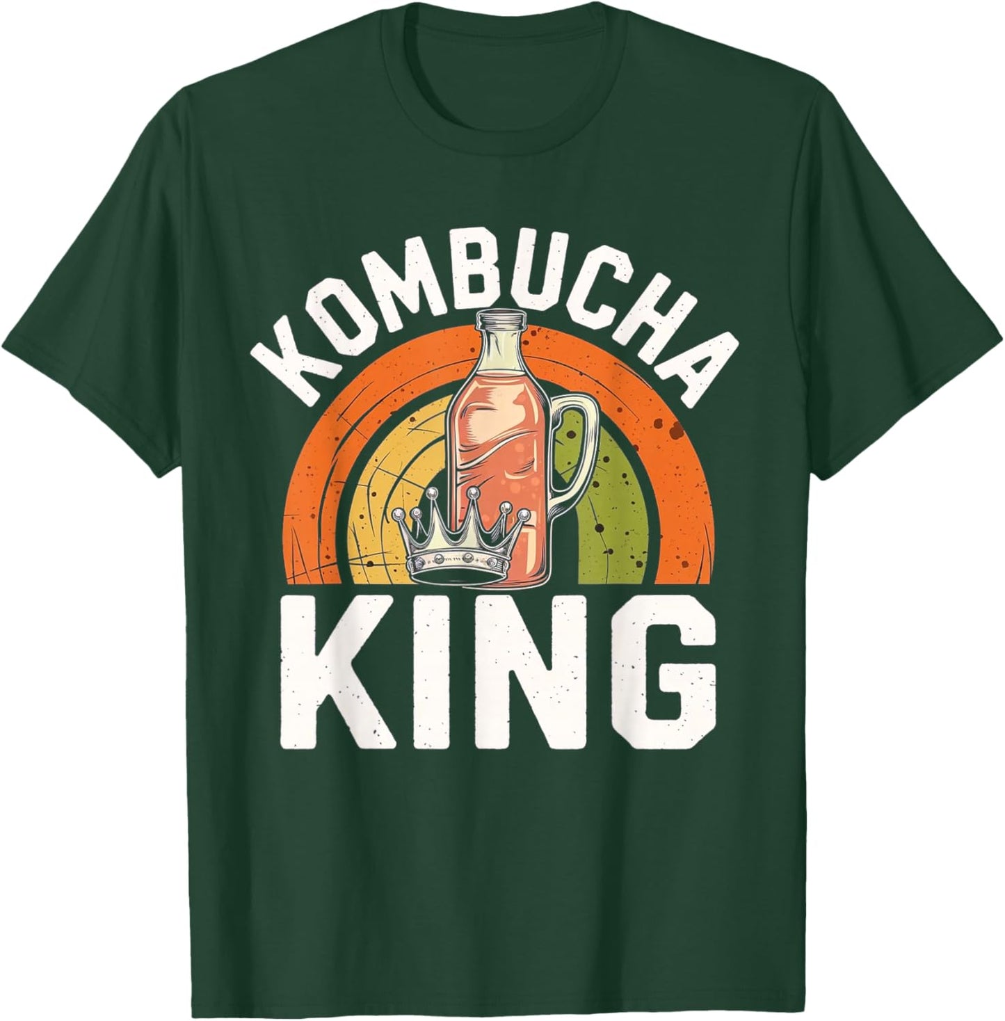 Kombucha King T-Shirt - T-Shirt | Forest