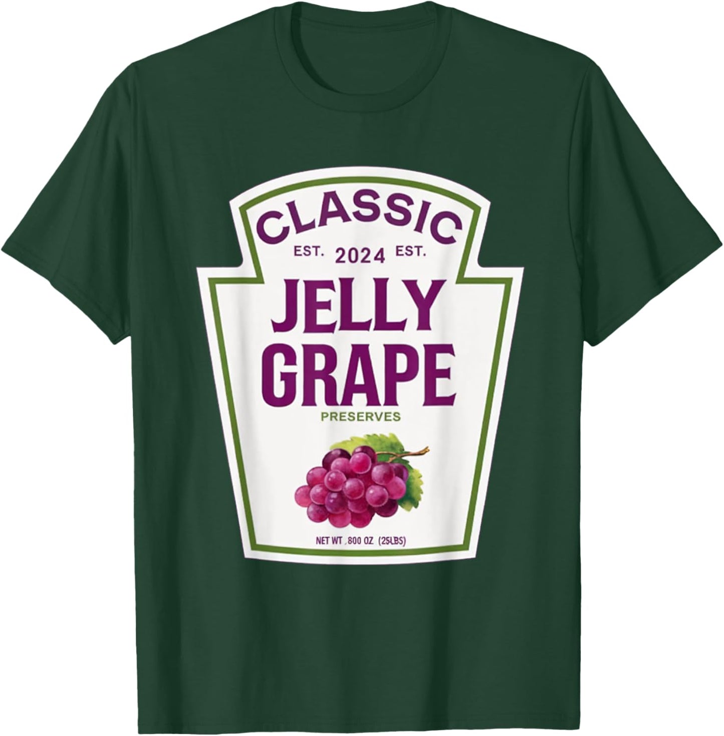 Jelly Grape Halloween 2024 Costume Group Condiments Gifts T-Shirt - T-Shirt | Forest