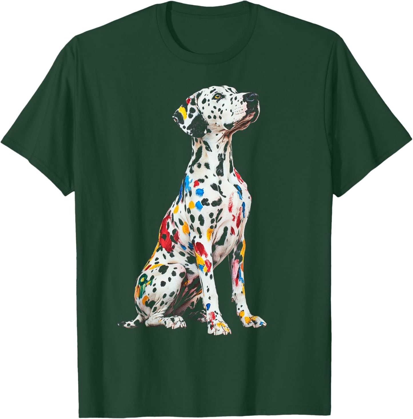Dalmatian Dog Motif Pet Art Dalmatian Women Kids T-Shirt - T-Shirt | Forest