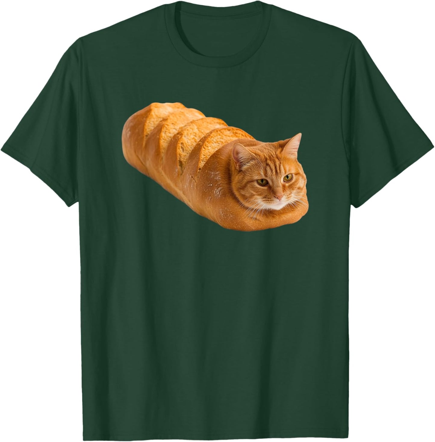 Freshly Baked Cat Loaf Bread Kitten T-Shirt - T-Shirt | Forest