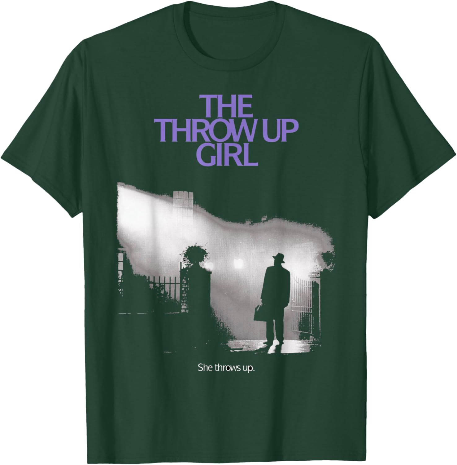 The Throw Up Girl T-Shirt - T-Shirt | Forest