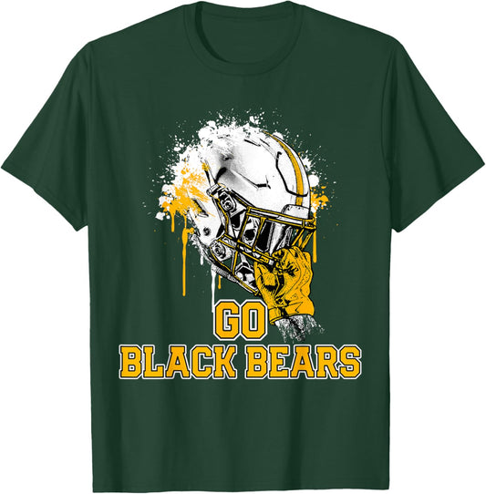 River View Black Bears Rising Helmet GO! T-Shirt - T-Shirt | Forest