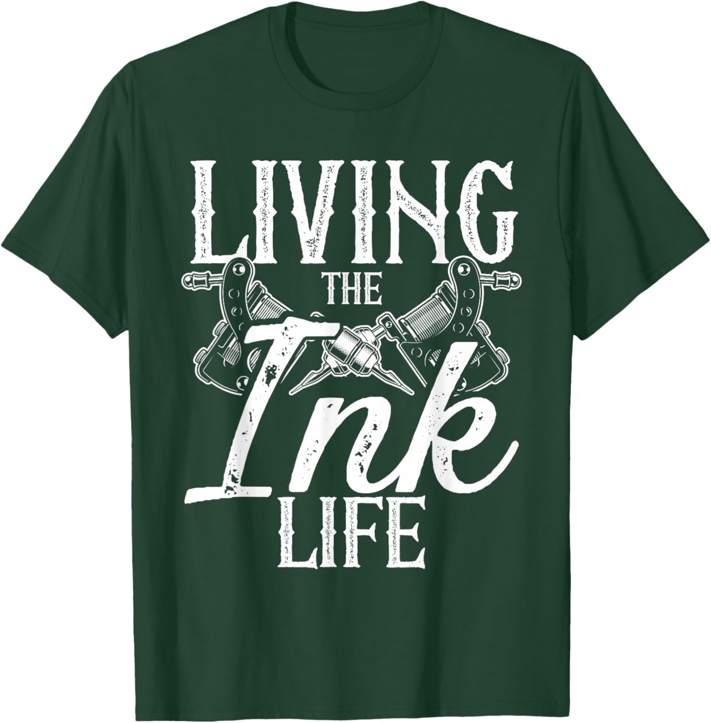 Vintage Tattoo Art Ink Style Body Art Inked T-Shirt - T-Shirt | Forest