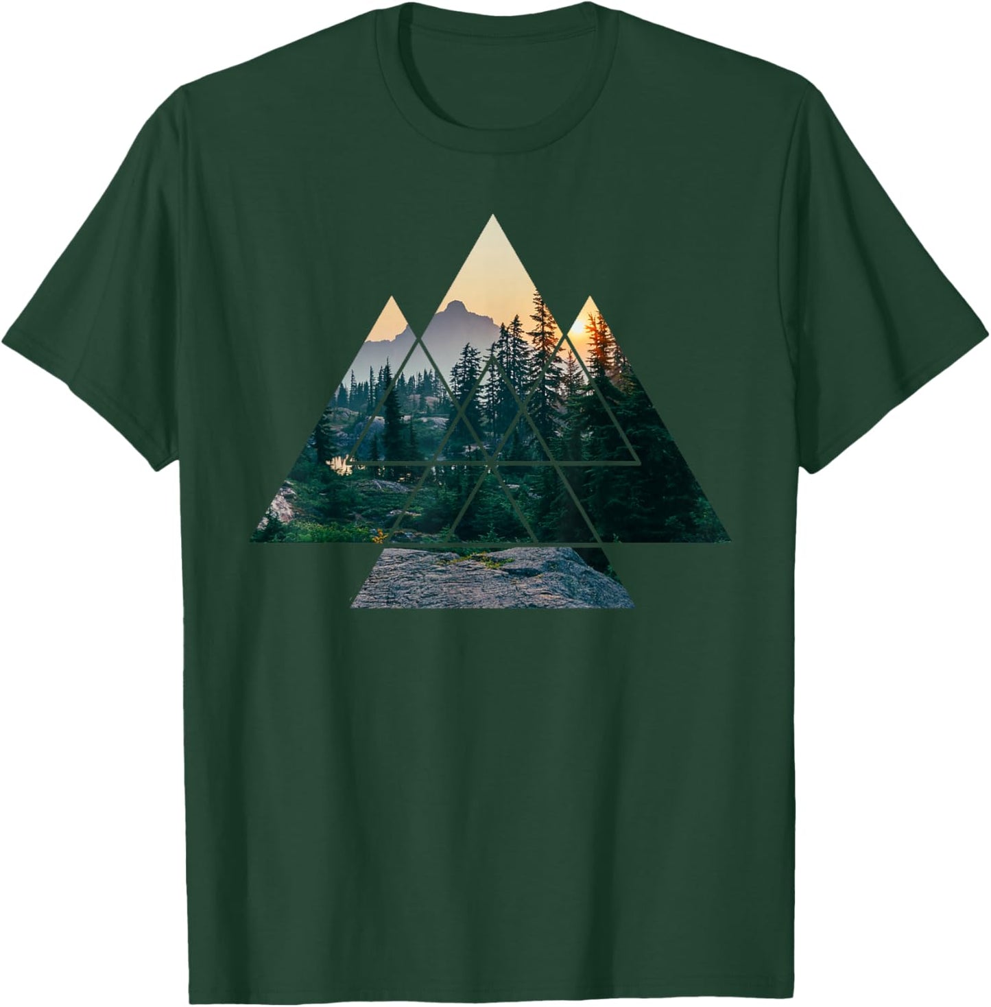 Forest Nature Square Protection Mountain Environment Tree T-Shirt - T-Shirt | Forest