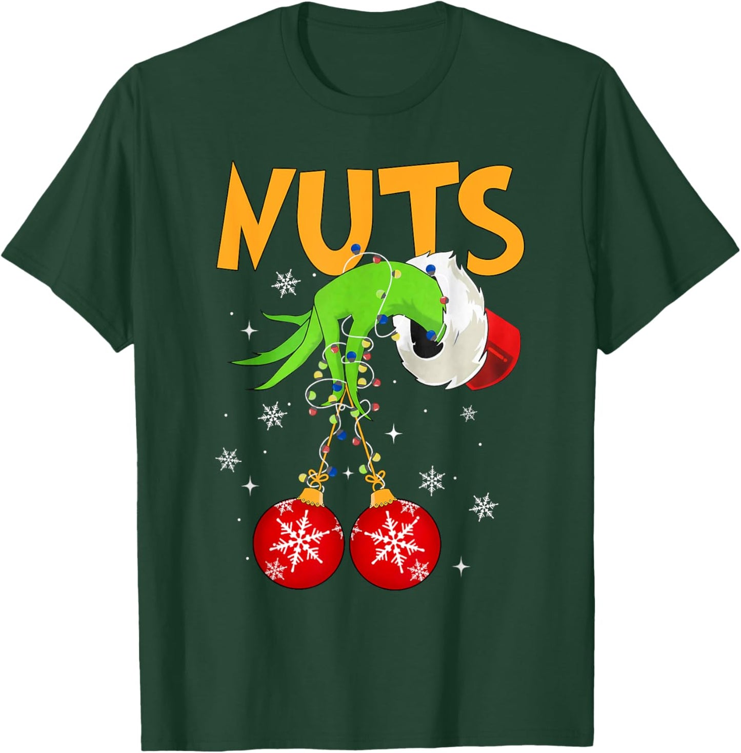 Chest Nuts Matching Chestnuts Christmas Snow Couples Men T-Shirt - T-Shirt | Forest
