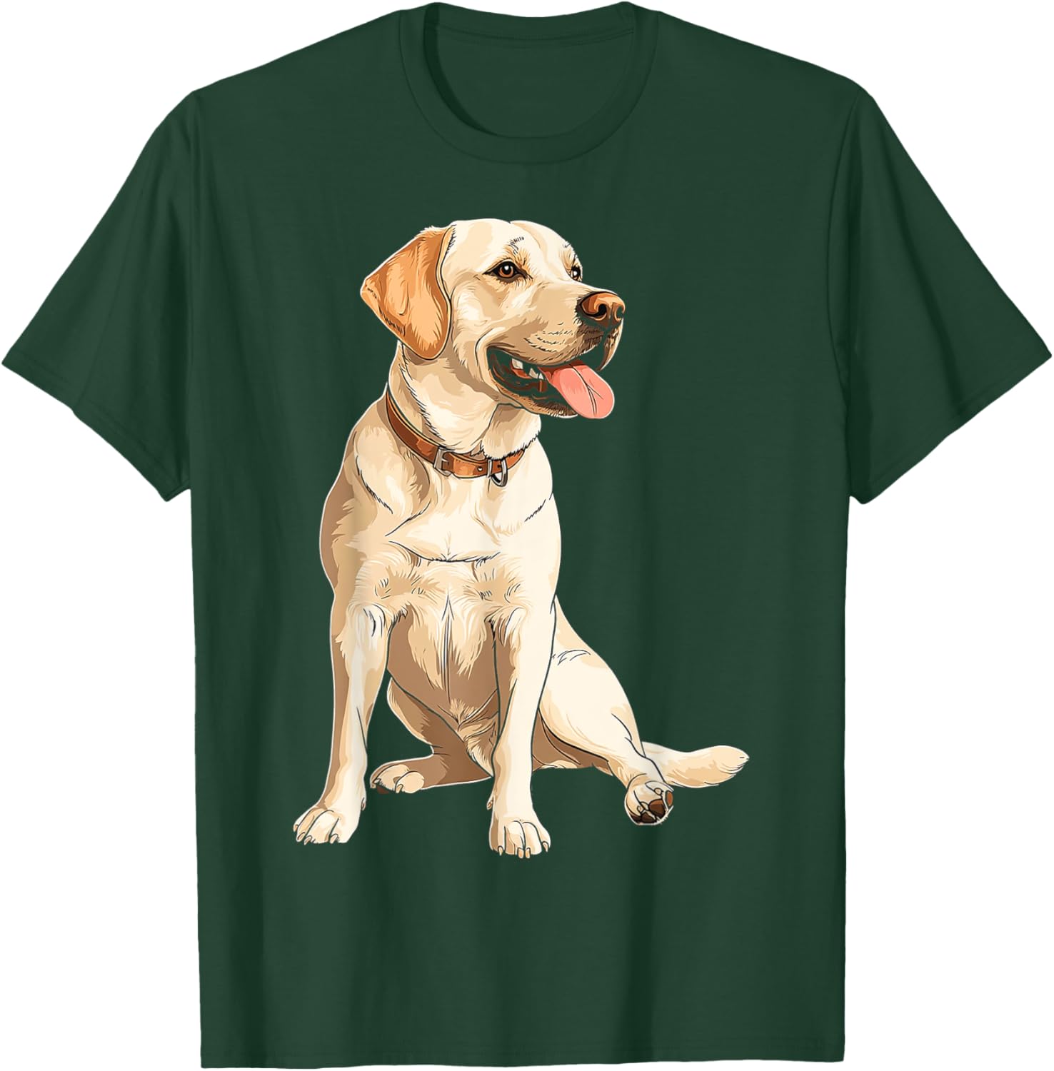 Labrador Retriever Dog Motif Pet Labrador Retriever Men Women Kids T-Shirt - T-Shirt | Forest