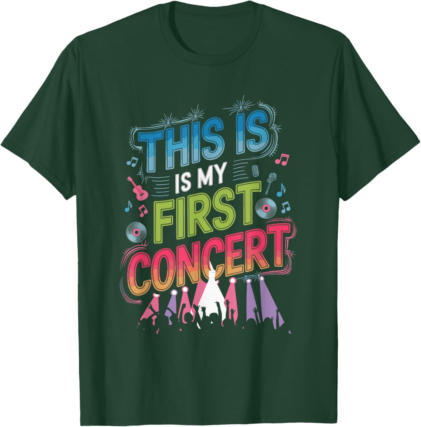 This Is My First Concert T-Shirt - T-Shirt | Forest