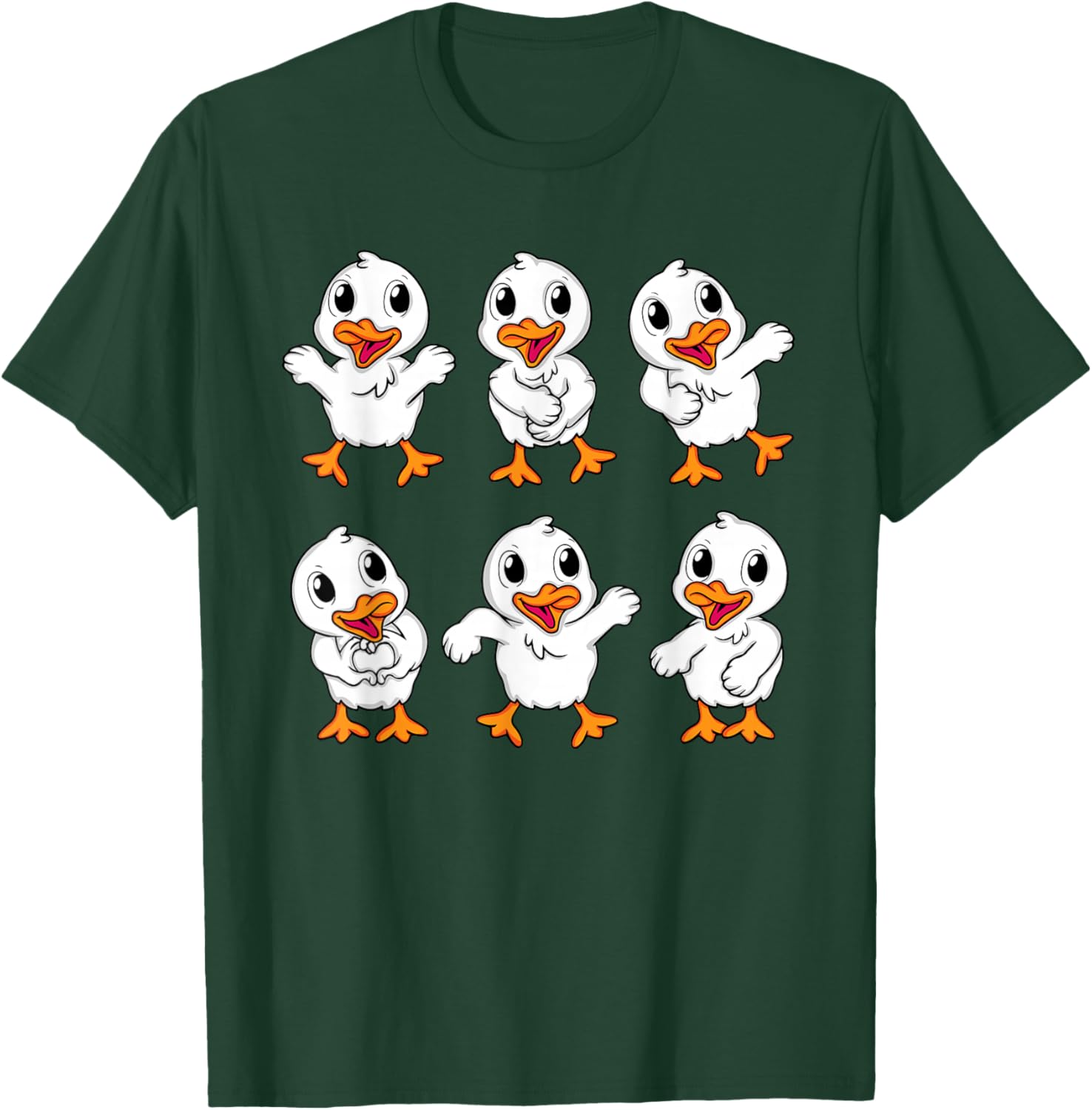 Cute Baby Ducks Kids Duck Lover Women Duck T-Shirt - T-Shirt | Forest