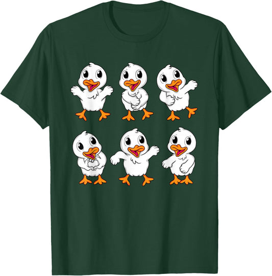 Cute Baby Ducks Kids Duck Lover Women Duck T-Shirt - T-Shirt | Forest