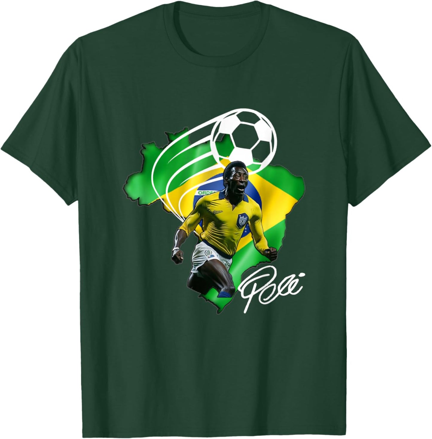 Pele_Brasil_005 T-Shirt - T-Shirt | Forest
