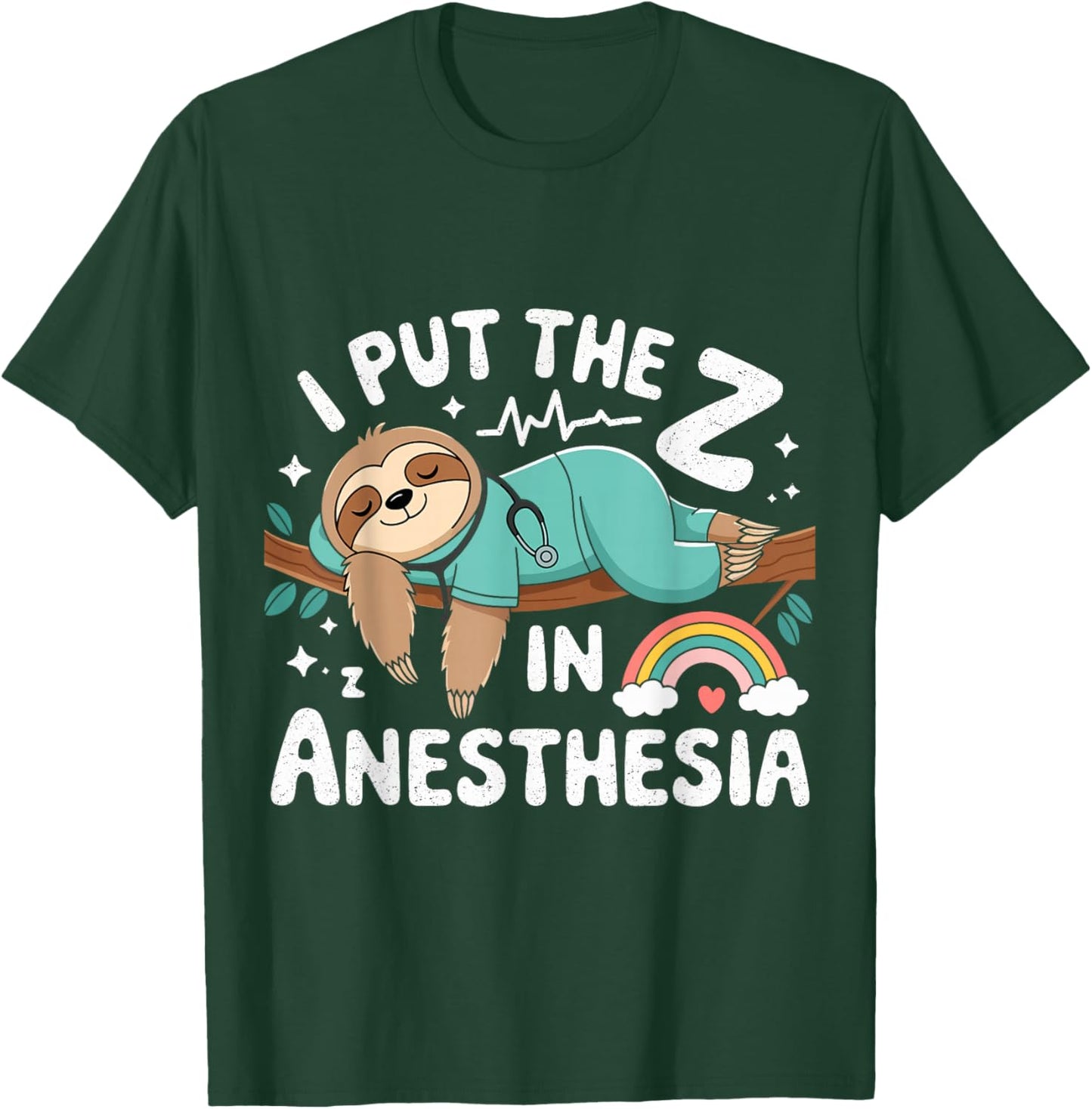 Funny I Put the Zz in Anesthesia Nurse Anesthesiologist T-Shirt - T-Shirt | Forest