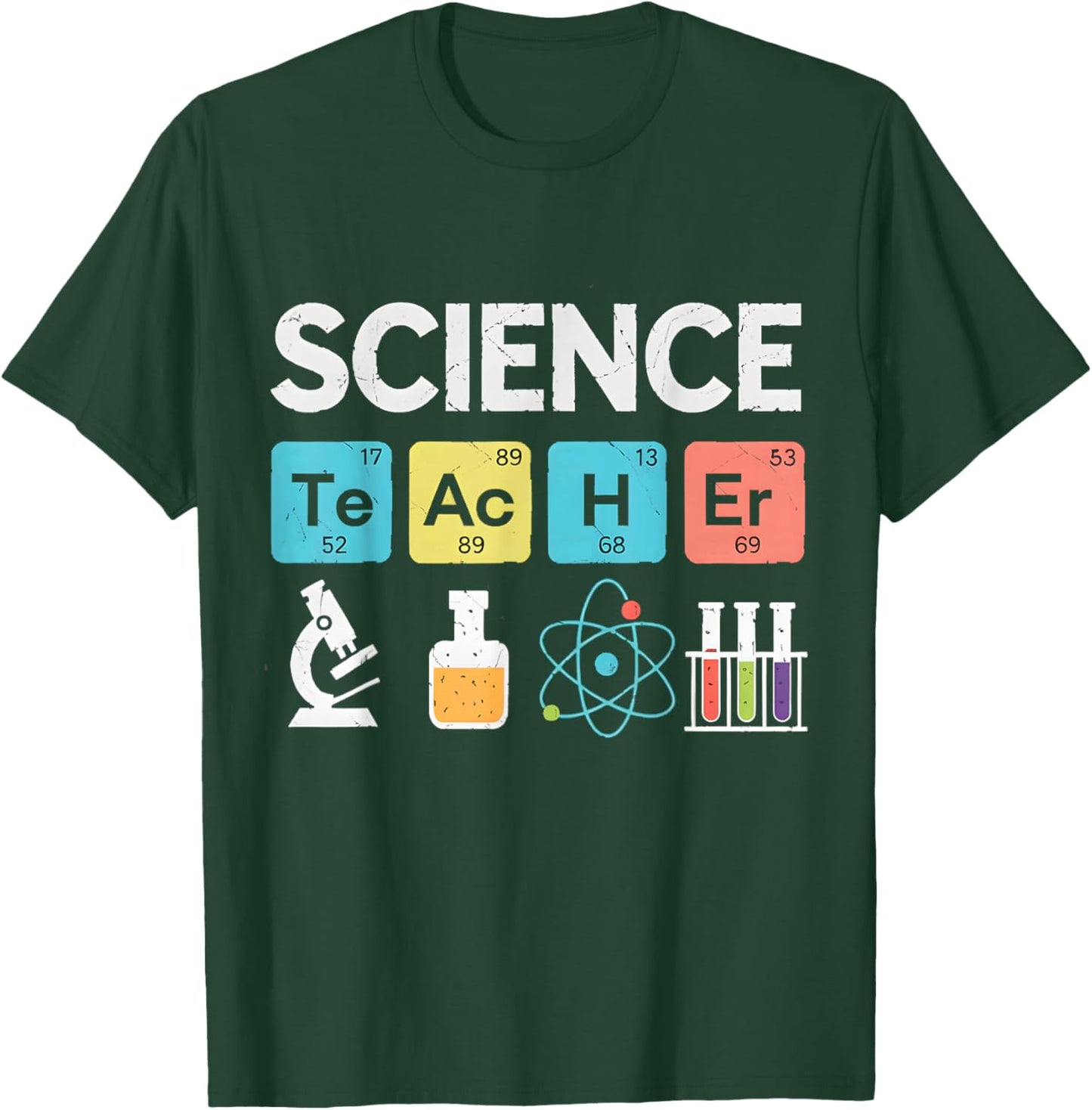 Funny Elements Periodic Table Science Teacher T-Shirt - T-Shirt | Forest