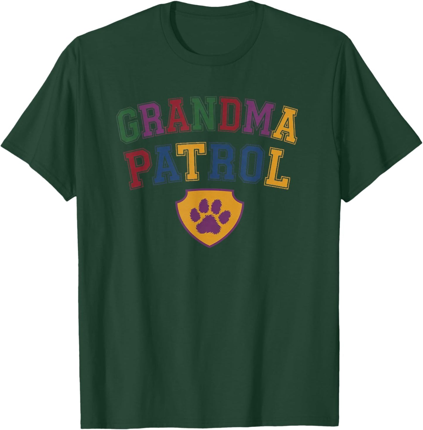 Grandma Patrol Cute For Your Grandmother From Grandkids T-Shirt - T-Shirt | Forest