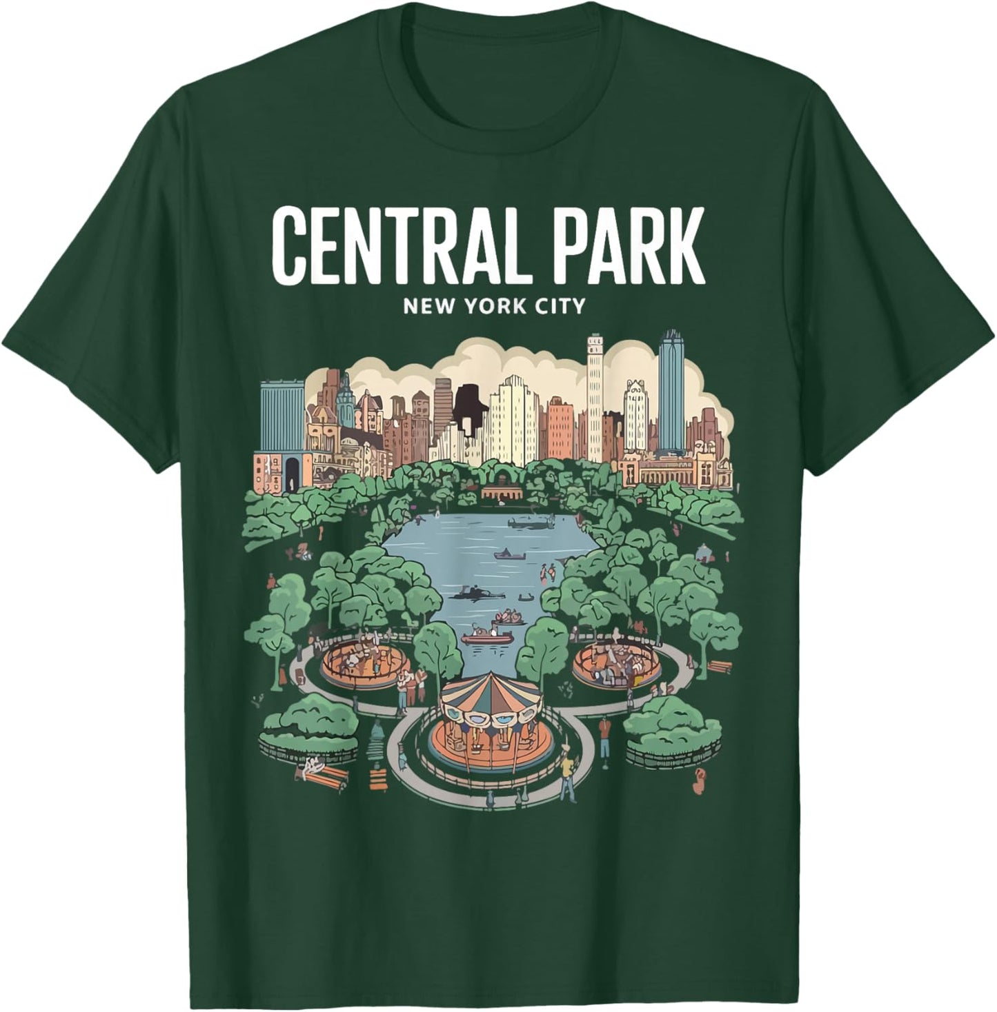 New York Central Park T-Shirt - T-Shirt | Forest