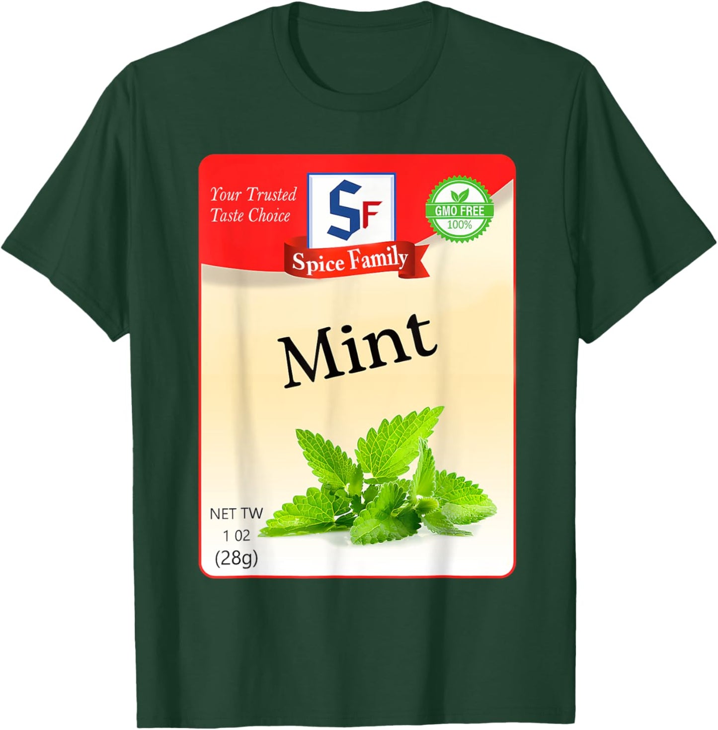 Mint Condiment Holiday Spice Group Costumes T-Shirt - T-Shirt | Forest