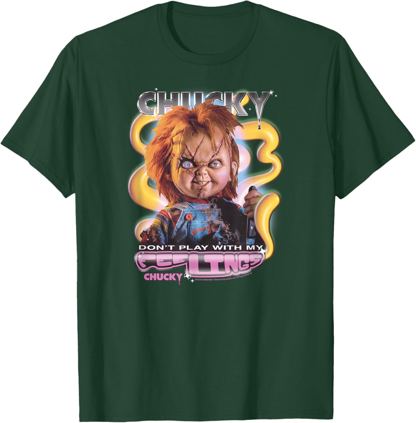 Chucky Don't Play With My Feelings T-Shirt - T-Shirt | Forest