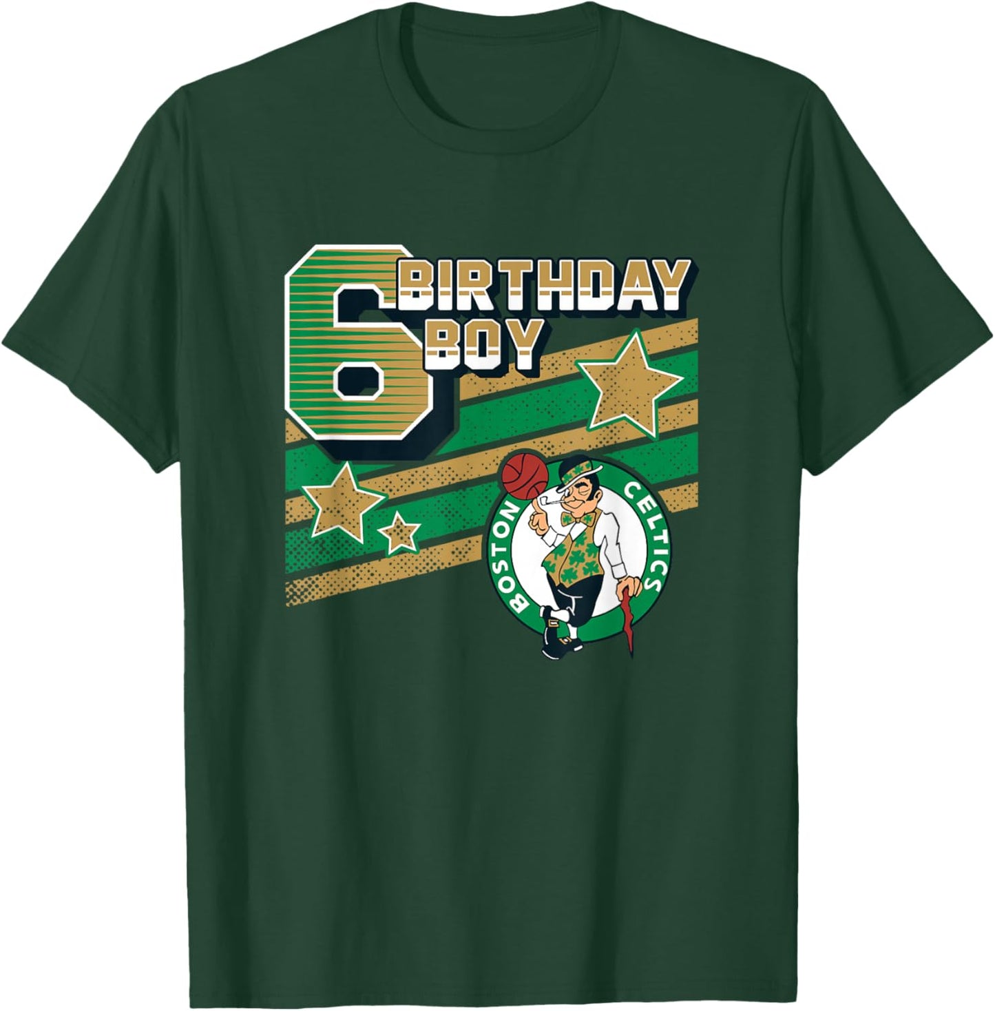 NBA Boston Celtics 6th Birthday Boy T-Shirt - T-Shirt | Forest