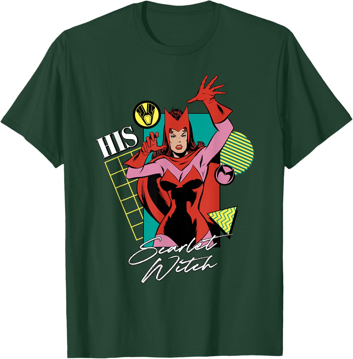 Marvel Valentine’s Day Couples Matching His Scarlet Witch T-Shirt - T-Shirt | Forest