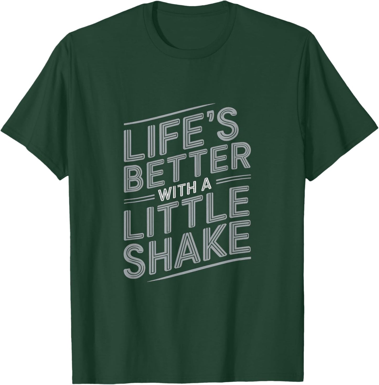 Life’s Better with a Little Shake Parkinson's Awareness T-Shirt - T-Shirt | Forest