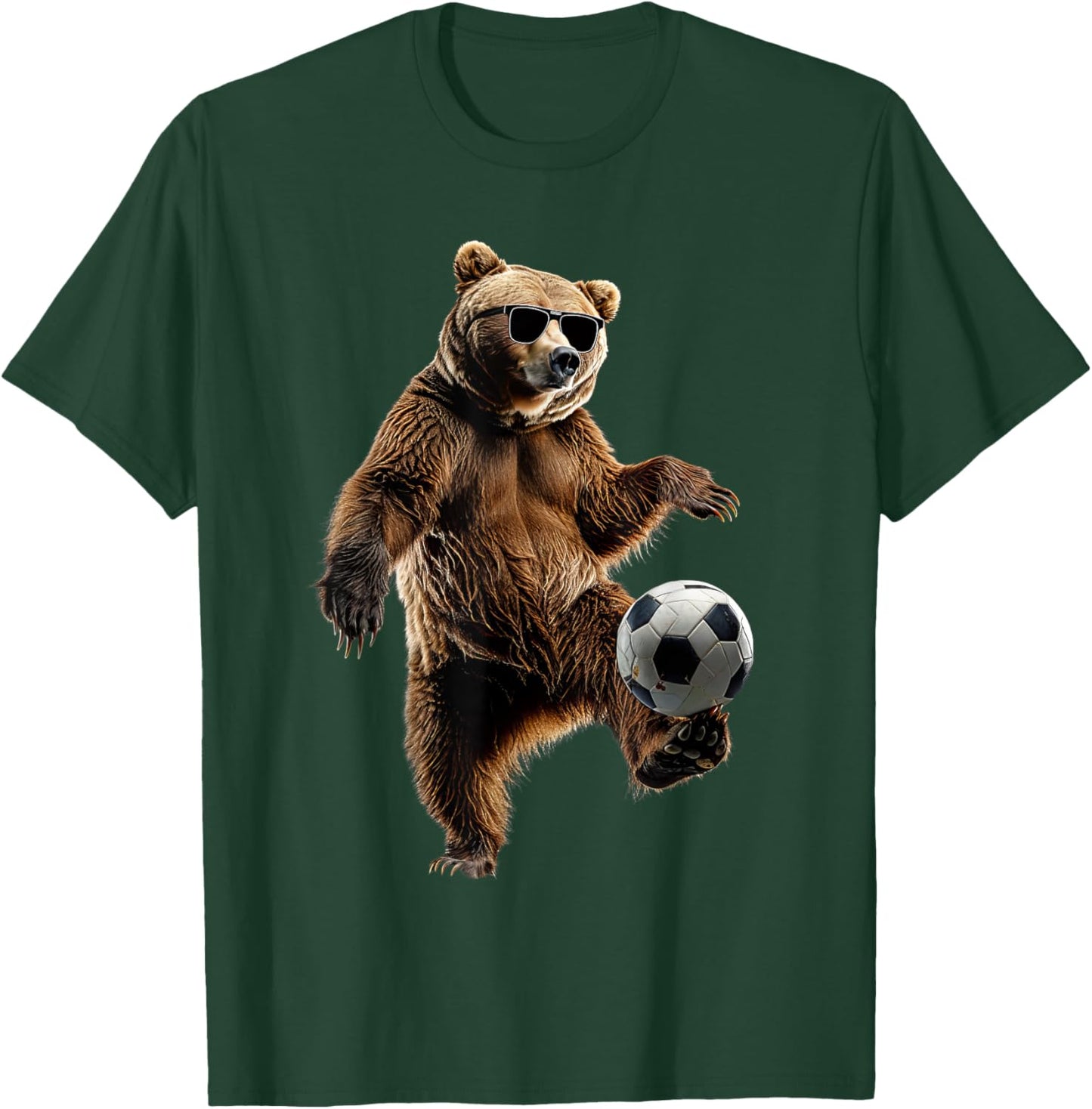 Bear Soccer T-Shirt - T-Shirt | Forest