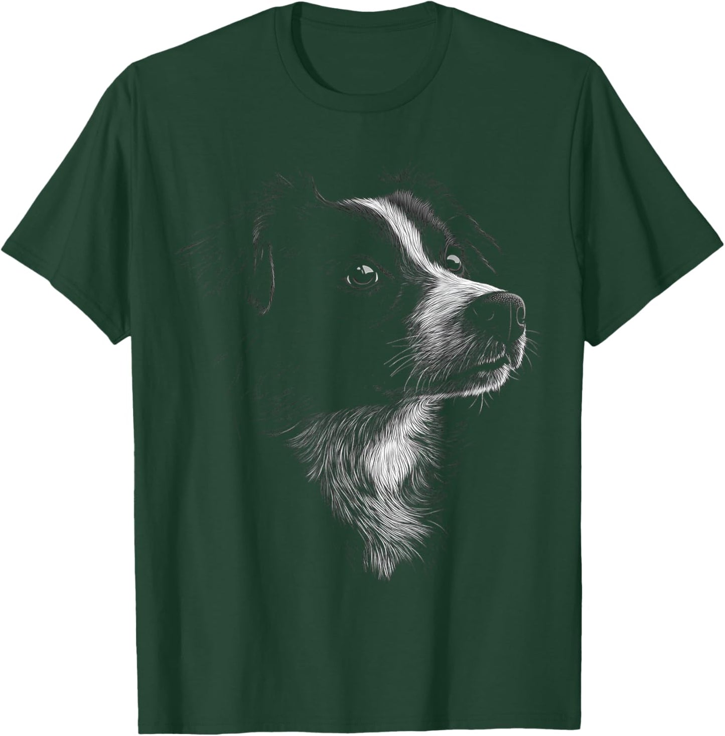 Australian Shepherd Dog Motif Pet Australian Shepherd Women Kids T-Shirt - T-Shirt | Forest