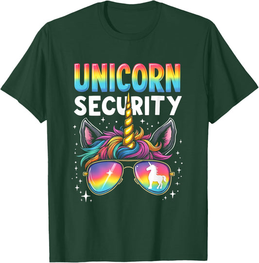 Unicorn SECURITY Unicorn T-Shirt - T-Shirt | Forest