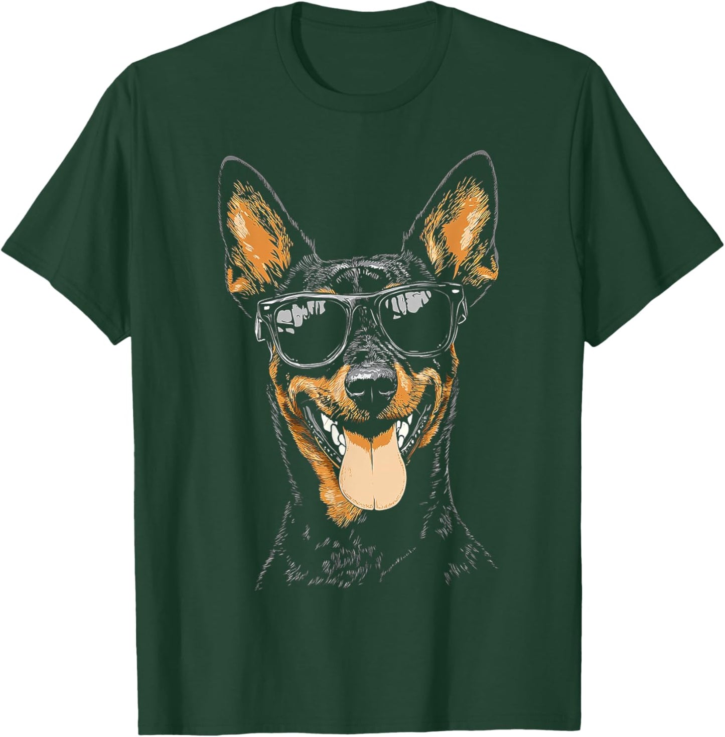 Australian Kelpie Dog Pet Art Sunglasses Australian Kelpie Women Kids T-Shirt - T-Shirt | Forest