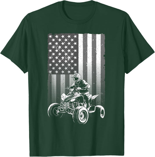 Cool ATV Design Women Off Road Mud Dirt 4 Wheeler T-Shirt - T-Shirt | Forest