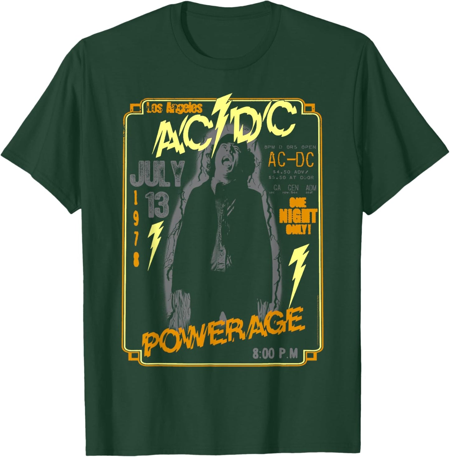 AC/DC - One Night Only T-Shirt - T-Shirt | Forest