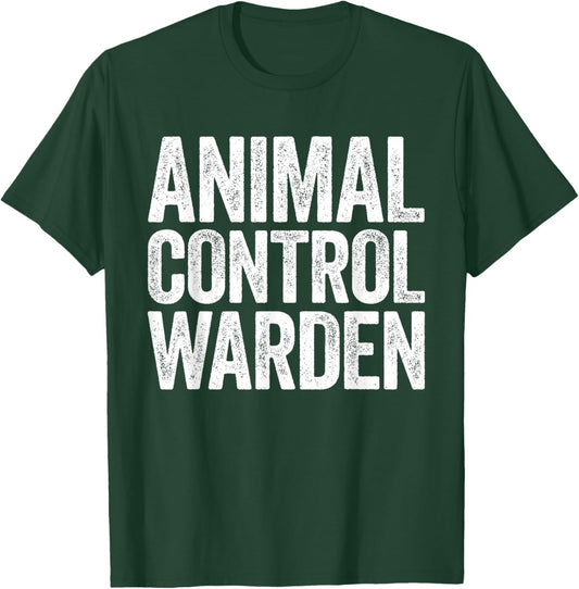 Animal Control Warden Shirt Adult Kids Game Matching Costume T-Shirt - T-Shirt | Forest