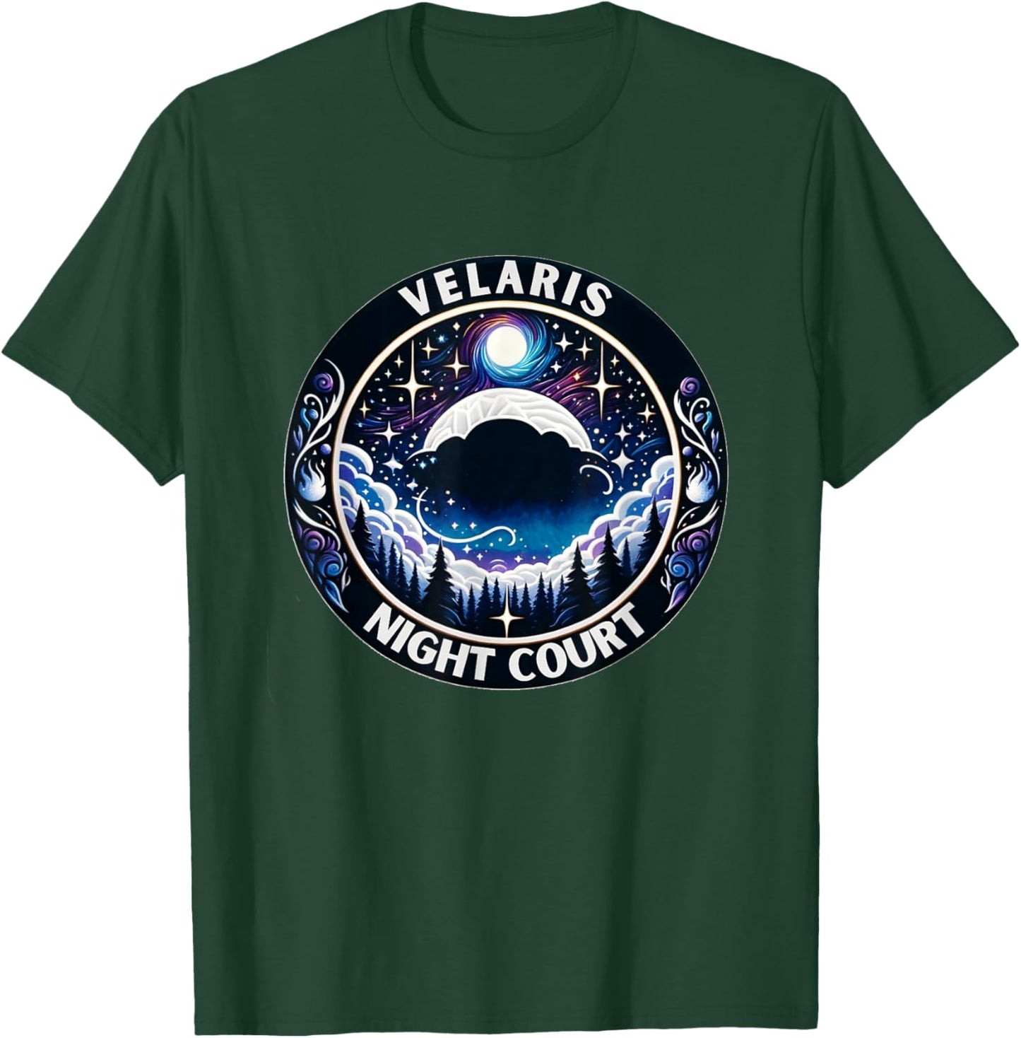 Velaris Fantasy Night Court T-Shirt - T-Shirt | Forest